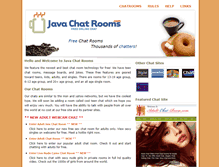 Tablet Screenshot of javachatrooms.com